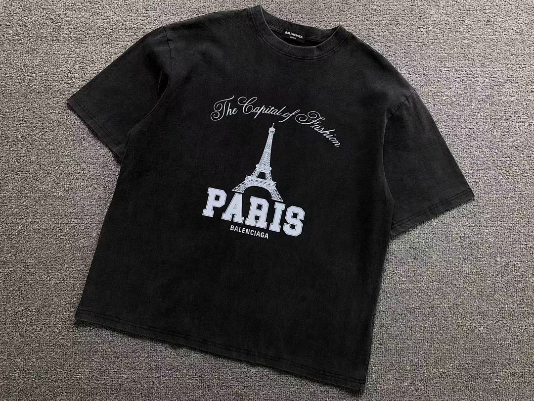 Balenciaga 98 B⭐L⭐⭐⭐IA⭐A T-SHIRT 5212223136 (Im 170Cm 60Kg I Wear Size M In The Phot) - Image 6