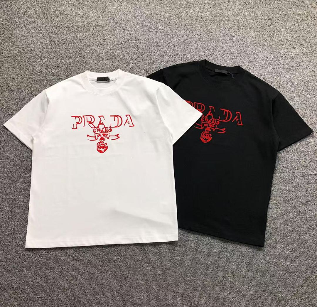 Prada 118 P⭐A⭐A T-SHIRT 41080211133 (Im 170Cm 60Kg I Wear Size XL In The Phot)