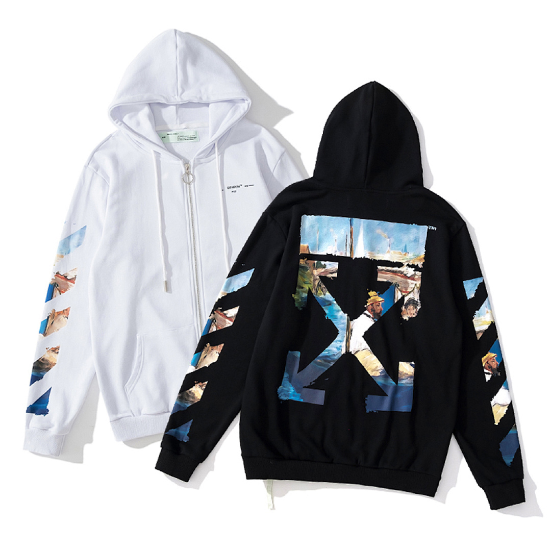 Off-White 135 OFF-WHITE (WHITE HOODIE)
