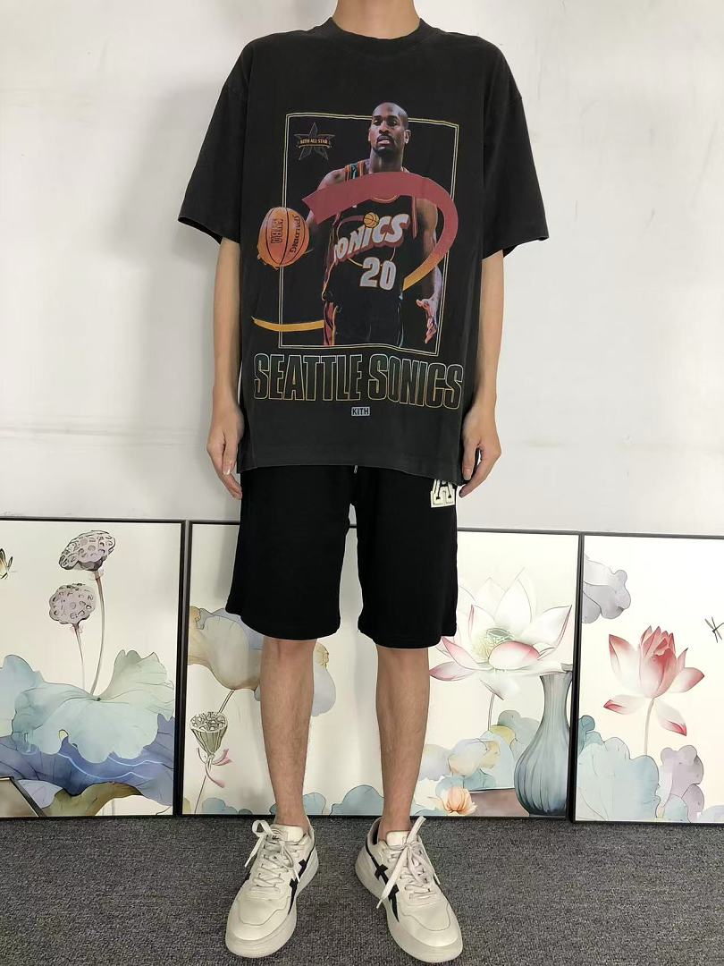 Kith 148 KITH NBA BASKETBALL T-SHIRT 22043023001 (Im 170Cm 60Kg I Wear Size M In The Phot) - Image 3