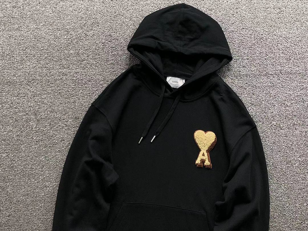 AMI 158 AMI HOODIE 3208163617 (Im 170Cm 60Kg I Wear Size S In The Phot) - Image 7