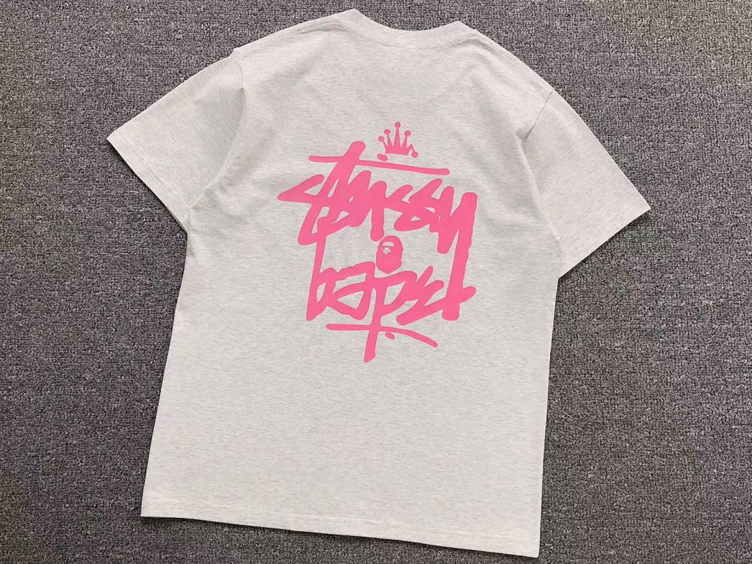 Bape 79 BAPE STUSSY T-SHIRT 411183342 (Im 170Cm 57Kg I Wear Size S In The Phot) - Image 29