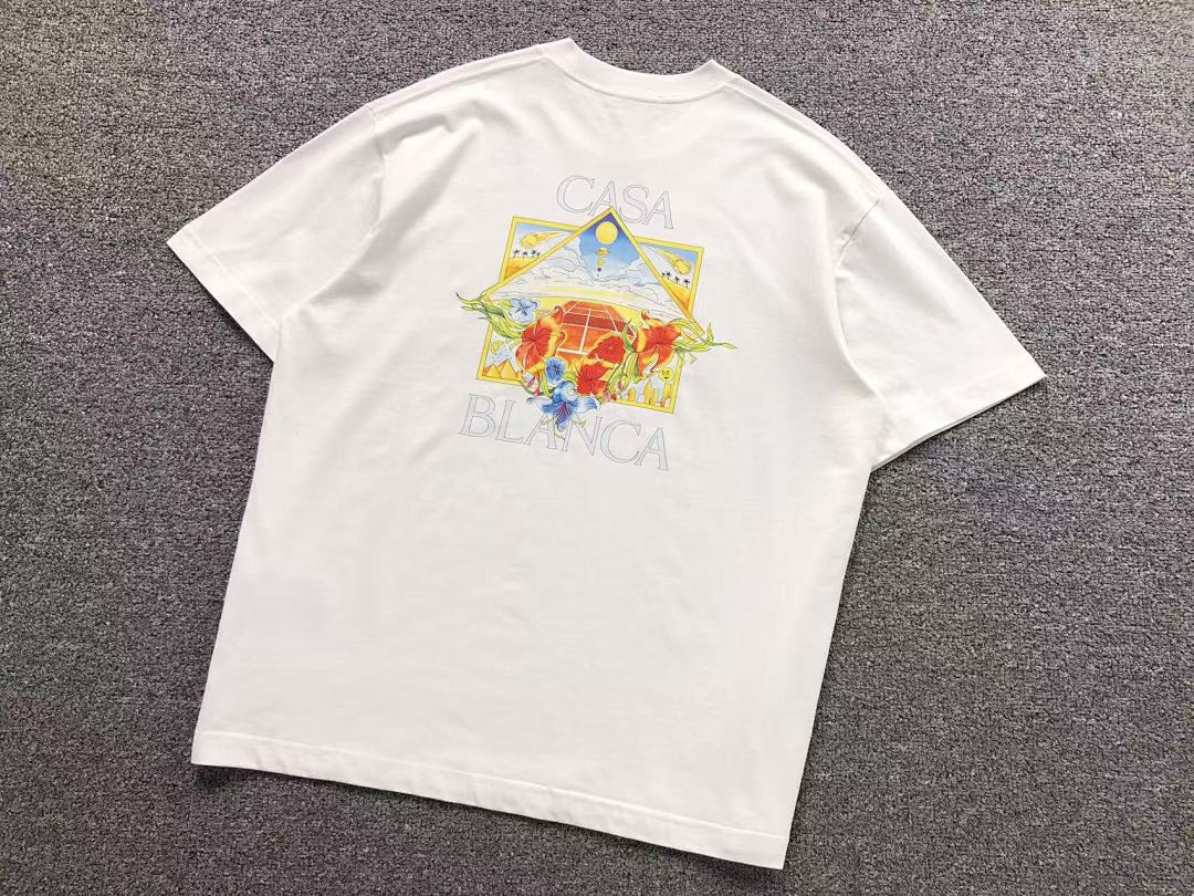 Casablanca 98 CASABLANCA T-SHIRT 5233011127 (Im 170Cm 60Kg I Wear Size L In The Phot) - Image 7