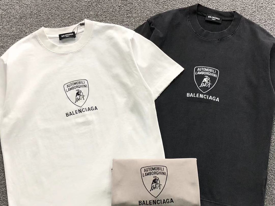 Balenciaga 125 B⭐L⭐⭐⭐IA⭐A T-SHIRT 5208070681 (Im 170Cm 60Kg I Wear Size S In The Phot) - Image 6
