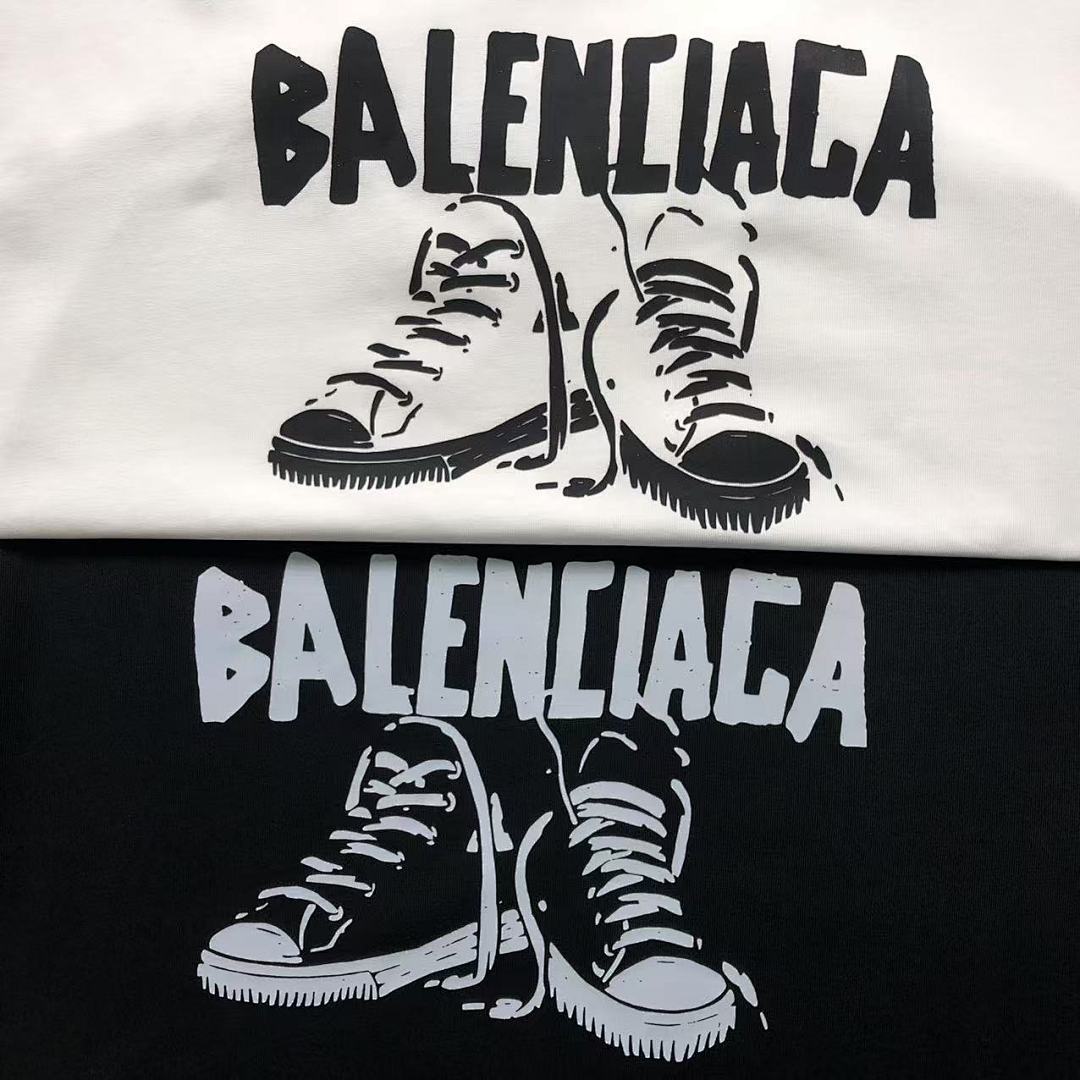 Balenciaga 115 B⭐L⭐⭐⭐IA⭐A T-SHIRT 504121621 (Im 170Cm 60Kg I Wear Size M In The Phot) - Image 12
