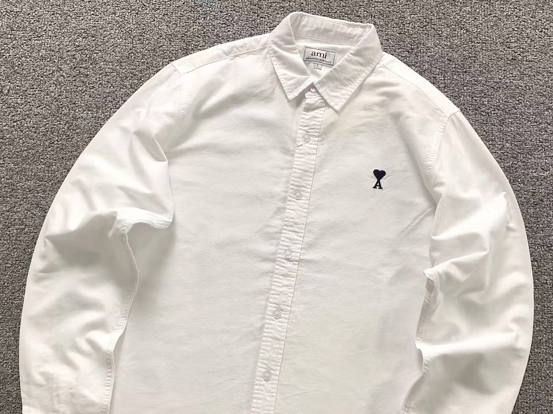 AMI 128 AMI SHIRT 5251603147 (Im 170Cm 60Kg I Wear Size L In The Phot) - Image 8