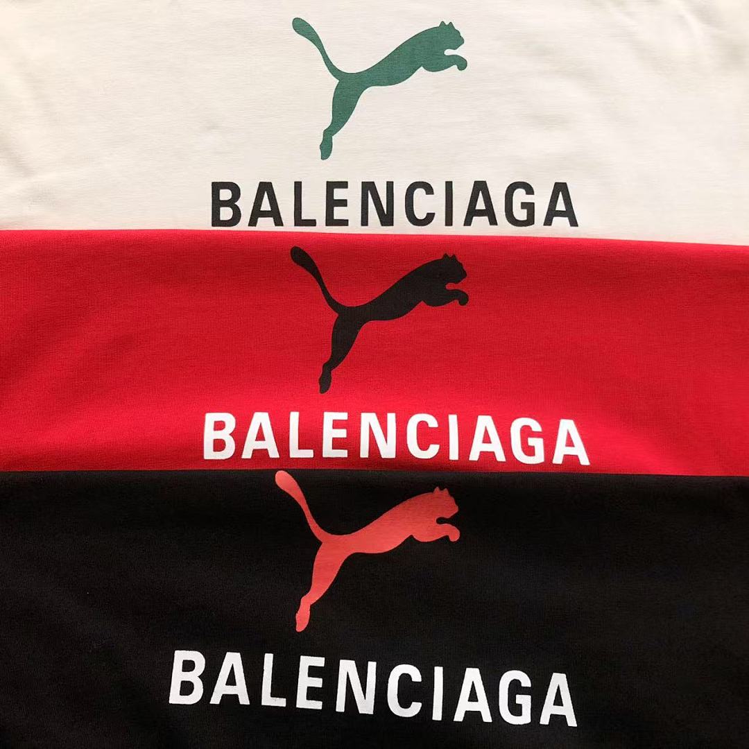 Balenciaga 118 B⭐L⭐⭐⭐IA⭐A PUMA T-SHIRT 3108082421 (Im 170Cm 60Kg I Wear Size S In The Phot) - Image 14
