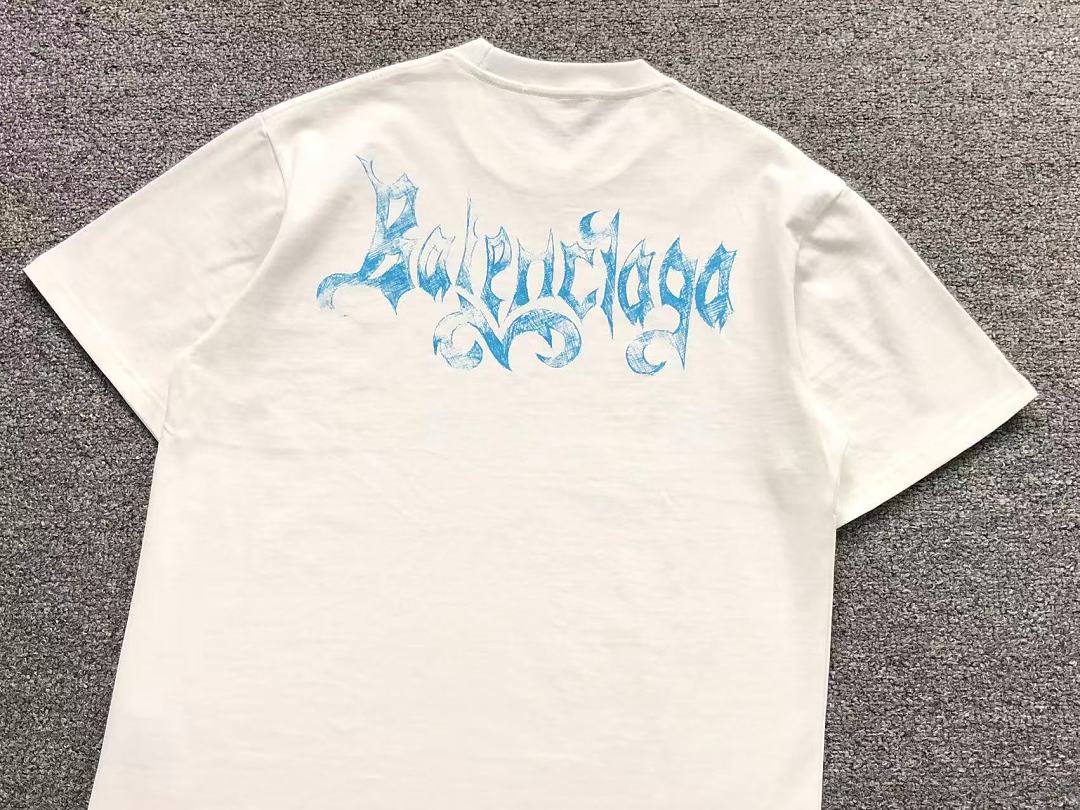 Balenciaga 113 B⭐L⭐⭐⭐IA⭐A T-SHIRT 5261103147 (Im 170Cm 60Kg I Wear Size M In The Phot) - Image 8
