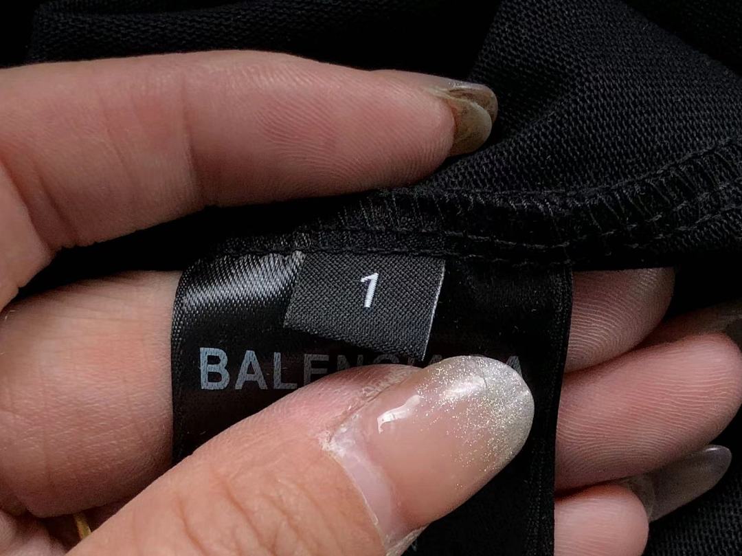 Balenciaga 95 B⭐L⭐⭐⭐IA⭐A T-SHIRT 502171881 (Im 170Cm 57Kg I Wear Size 1 In The Phot) - Image 22