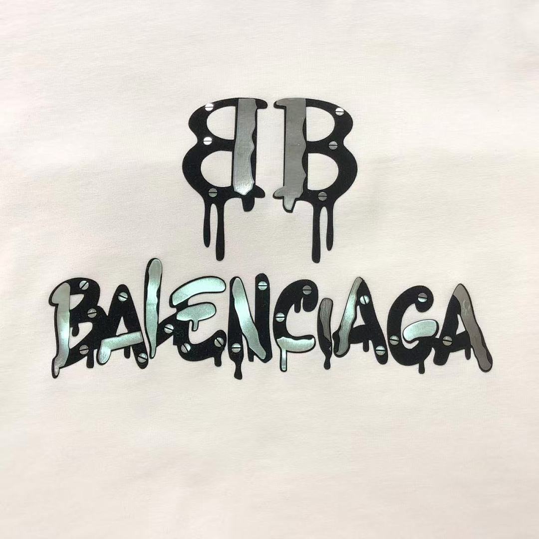 Balenciaga 118 B⭐L⭐⭐⭐IA⭐A T-SHIRT 5211001147 (Im 170Cm 60Kg I Wear Size M In The Phot) - Image 9