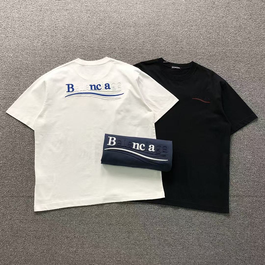 Balenciaga 98 B⭐L⭐⭐⭐IA⭐A T-SHIRT 5233023127 (Im 170Cm 60Kg I Wear Size XL In The Phot)