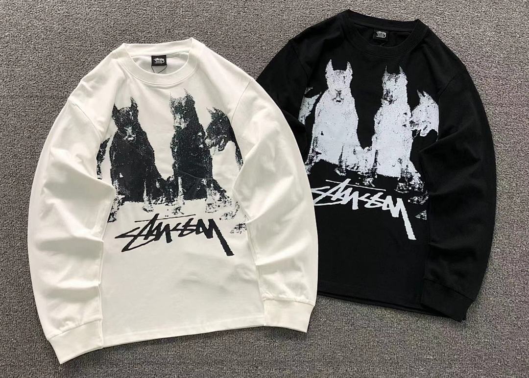 Stussy 158 STUSSY LONG SLEEVEDD 22041326001 (Im 170Cm 60Kg I Wear Size M In The Phot) - Image 5
