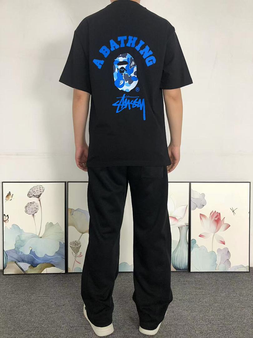 Bape 88 BAPE STUSSY T-SHIRT 3112050121 (Im 170Cm 60Kg I Wear Size M In The Phot) - Image 4