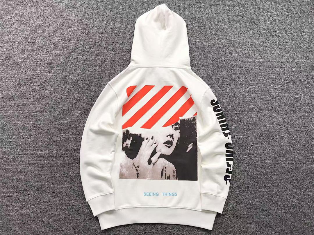 Off-White 168 OFF-WHITE HOODIE 312170919 (Im 170Cm 55Kg I Wear Size S In The Phot) - Image 6