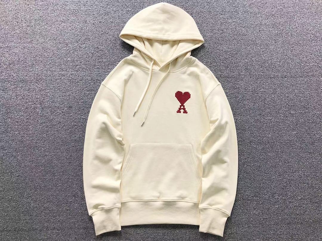 AMI 188 AMI HOODIE 22082707001 (Im 170Cm 60Kg I Wear Size M In The Phot) - Image 9