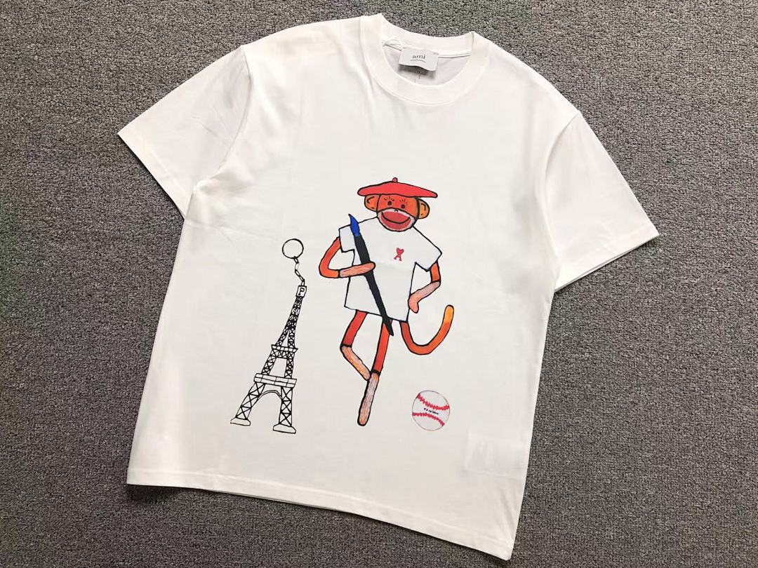 AMI 95 AMI T-SHIRT 3203201621 (Im 170Cm 60Kg I Wear Size M In The Phot) - Image 7