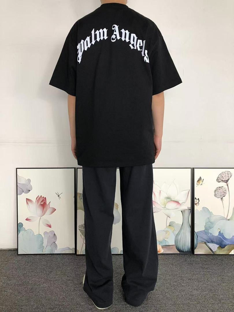 Palm Angels 68 PALM ANGELS T-SHIRT 41060947121 (Im 170Cm 60Kg I Wear Size L In The Phot) - Image 4