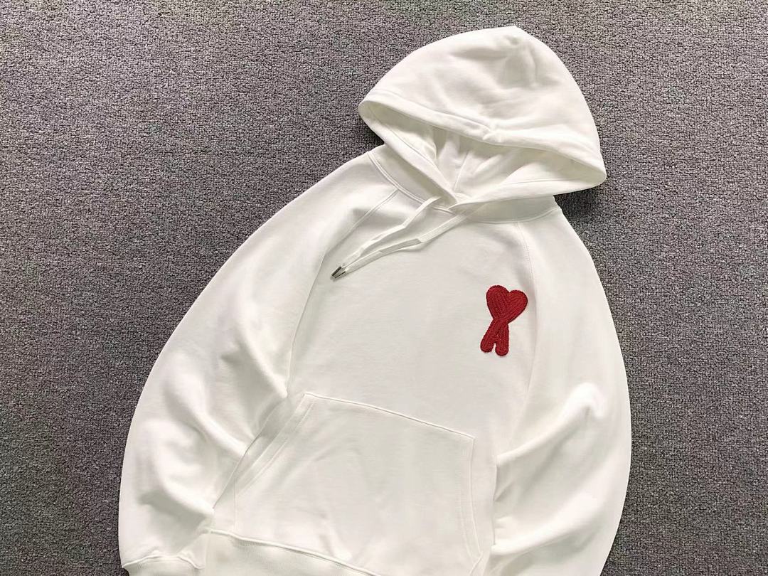 AMI 125 AMI HOODIE 57280288 (Im 170Cm 60Kg I Wear Size M In The Phot) - Image 9