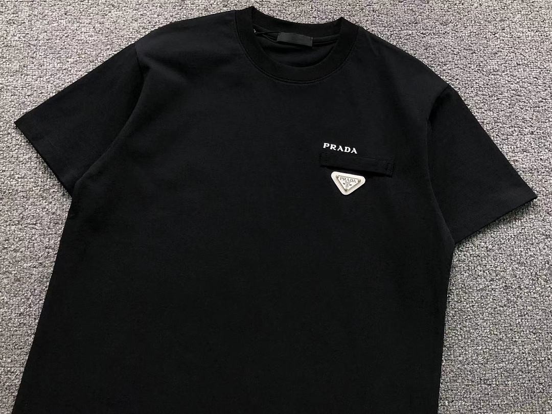 Prada 125 P⭐A⭐A T-SHIRT 2208034315 (Im 170Cm 60Kg I Wear Size S In The Phot) - Image 11