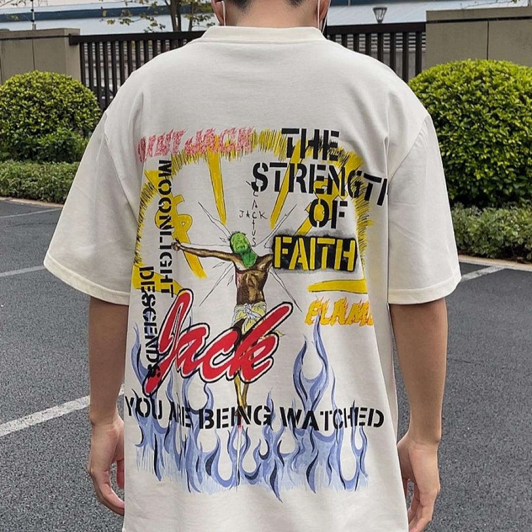 Travis Scott 83 TRAVIS SCOTT CACTUS JACK T-SHIRT - Image 21