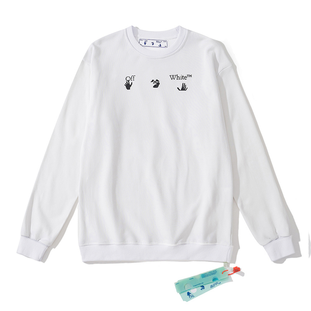 Off-White 98 OFF-WHITE (WHITE HOODIE) - Image 6