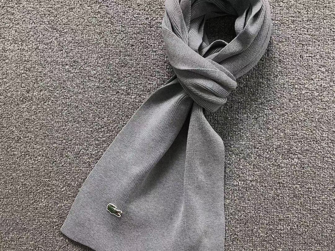 Lacoste 175 LACOSTE HAT SCARF 4207200701 (Long 176CM* Wide 29CM*) - Image 30