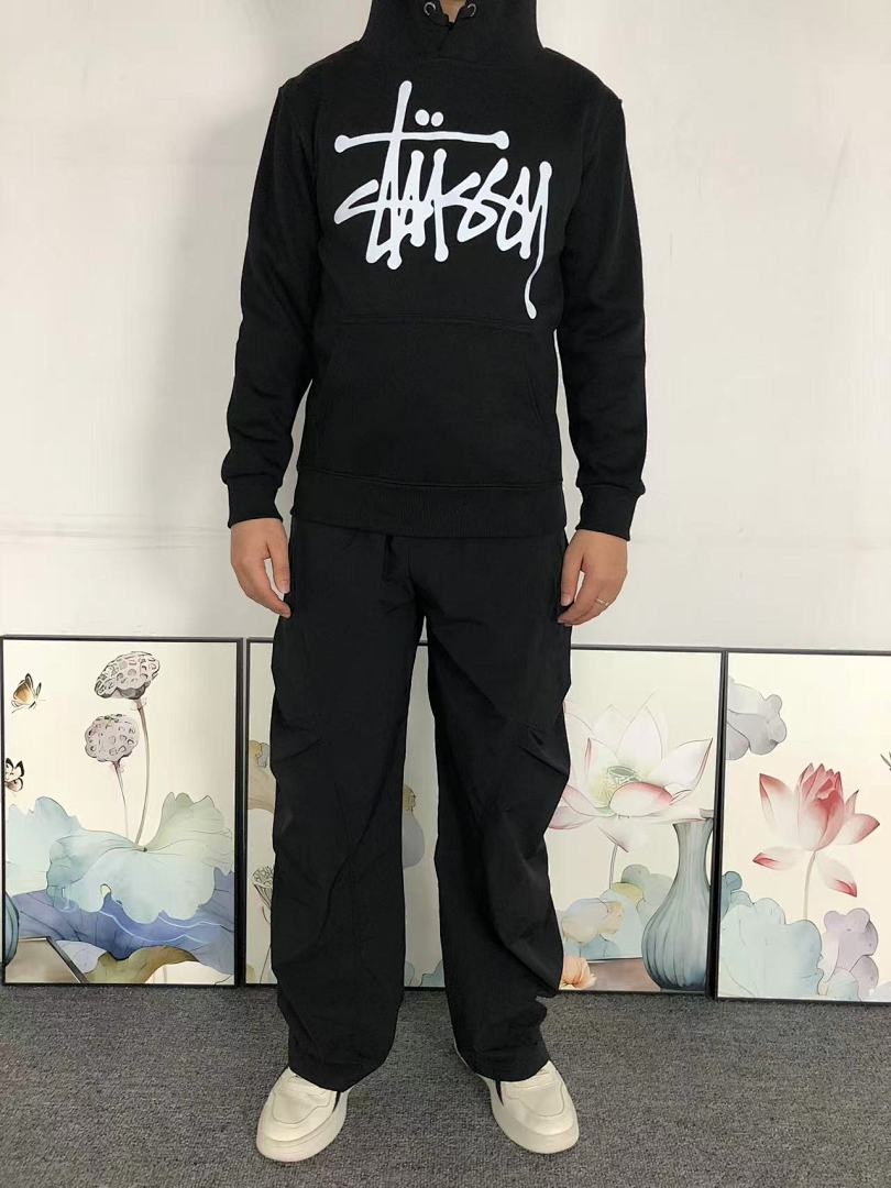 Unbranded 215 STUSSY HOODIE 412041601 (Im 170Cm 60Kg I Wear Size M In The Phot) - Image 3