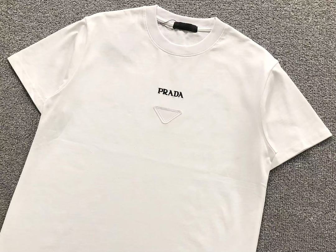 Prada 125 P⭐A⭐A T-SHIRT 2208032415 (Im 170Cm 60Kg I Wear Size S In The Phot) - Image 8