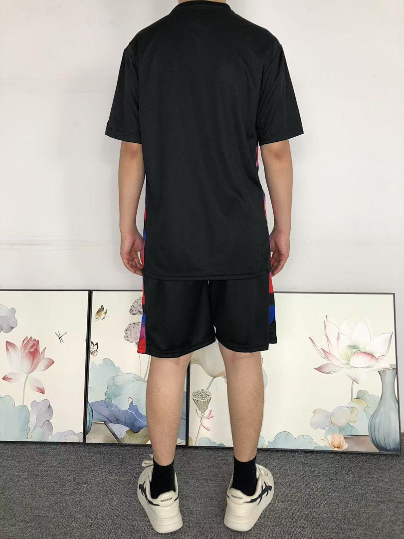 Unbranded 75 FOOTBALL T-SHIRT SHORTS 11081231002 (Im 170Cm 60Kg I Wear Size L In The Phot) - Image 5