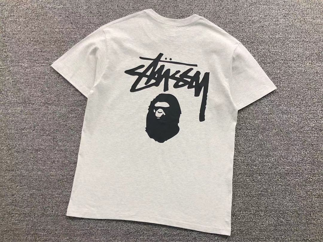 Bape 79 BAPE STUSSY T-SHIRT 411183442 (Im 170Cm 57Kg I Wear Size S In The Phot) - Image 22