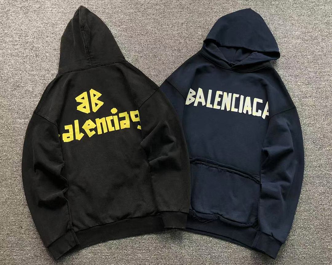 Balenciaga 225 B⭐L⭐⭐⭐IA⭐A HOODIE 5101172136 (Im 170Cm 60Kg I Wear Size S In The Phot) - Image 5