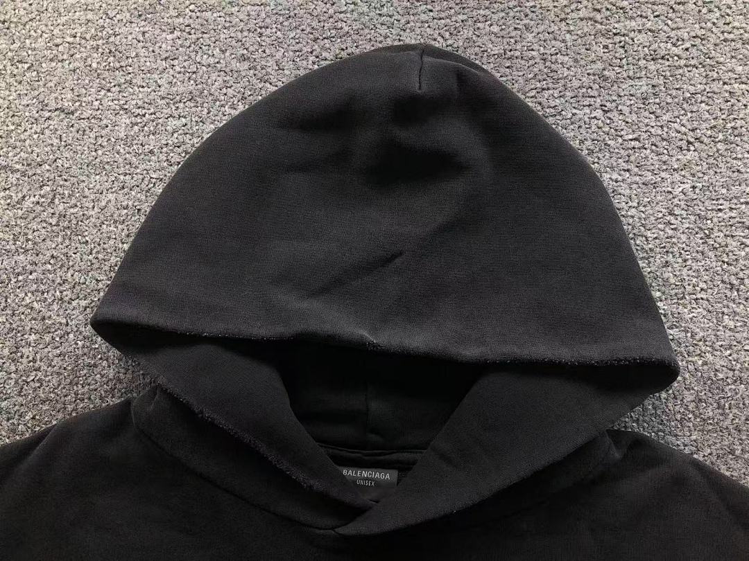 Balenciaga 258 B⭐L⭐⭐⭐IA⭐A HOODIE 31010043421 (Im 170Cm 60Kg I Wear Size M In The Phot) - Image 10