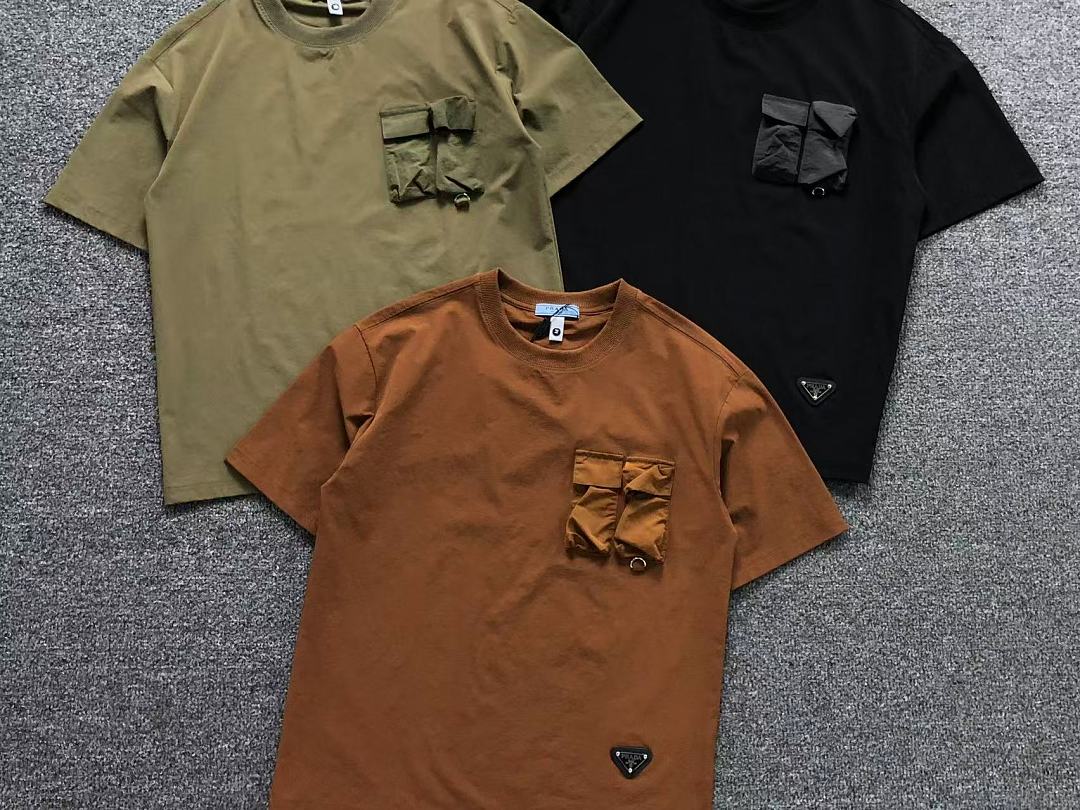 Prada 168 P⭐A⭐A T-SHIRT 22072007001 (Im 170Cm 60Kg I Wear Size M In The Phot) - Image 6