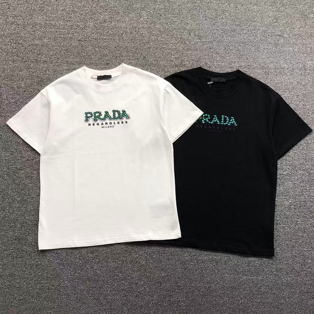 Prada 168 P⭐A⭐A T-SHIRT 22032008001 (Im 170Cm 60Kg I Wear Size S In The Phot)