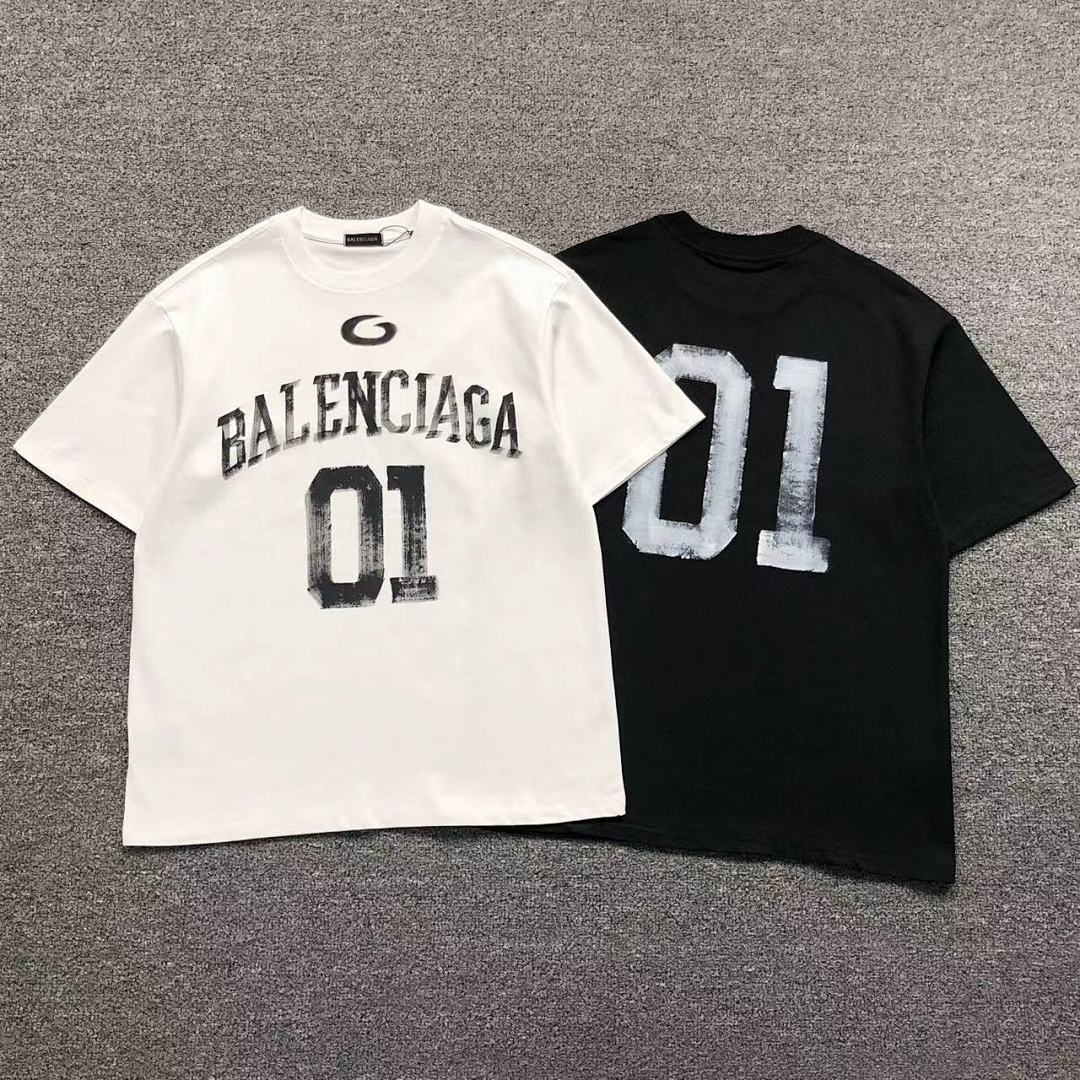 Balenciaga 138 B⭐L⭐⭐⭐IA⭐A T-SHIRT 22032112125 (Im 170Cm 60Kg I Wear Size M In The Phot)