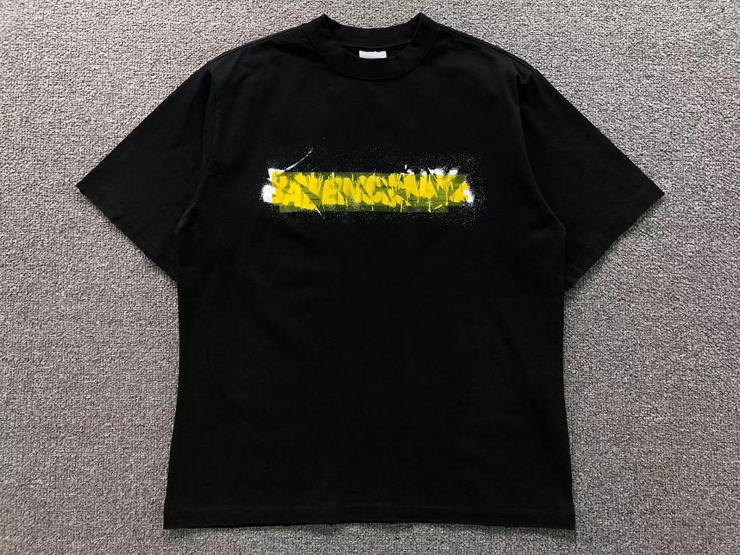 Balenciaga 128 B⭐L⭐⭐⭐IA⭐A T-SHIRT 42060509163 (Im 170Cm 60Kg I Wear Size XS In The Phot) - Image 5