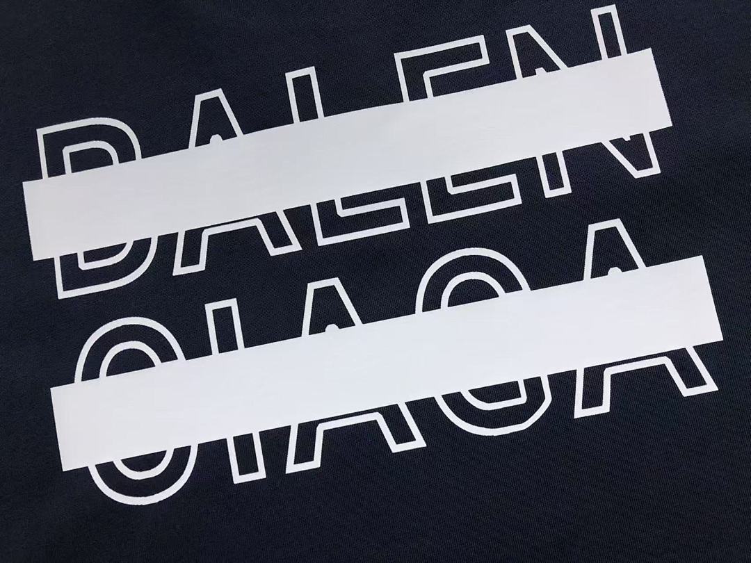 Balenciaga 108 B⭐L⭐⭐⭐IA⭐A T-SHIRT 411142121 (Im 170Cm 57Kg I Wear Size M In The Phot) - Image 9