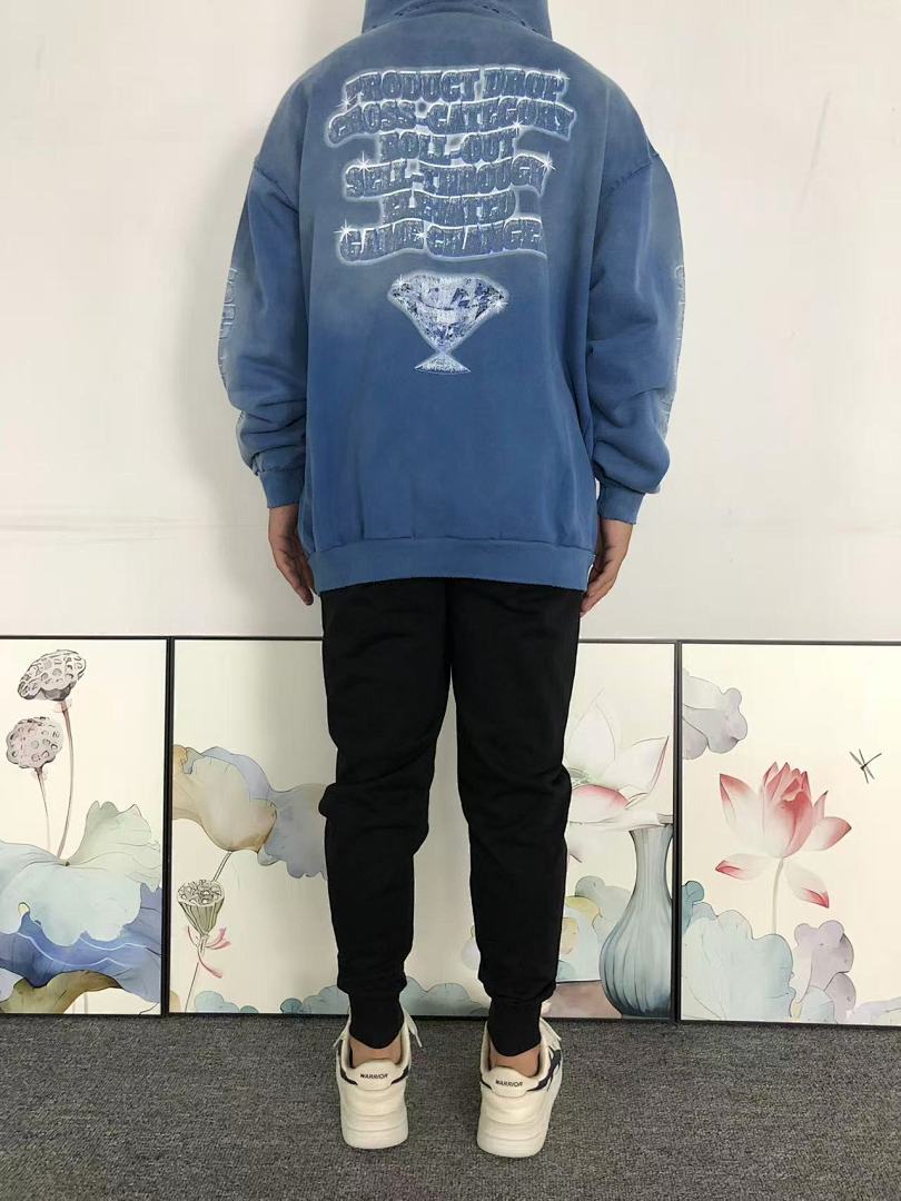 Balenciaga 255 B⭐L⭐⭐⭐IA⭐A HOODIE 5101184136 (Im 170Cm 60Kg I Wear Size M In The Phot) - Image 4