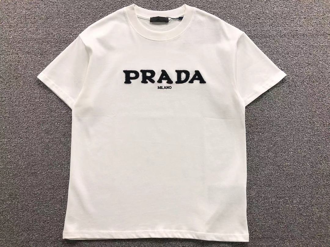 Prada 158 P⭐A⭐A T-SHIRT 22051212001 (Im 170Cm 60Kg I Wear Size S In The Phot) - Image 7