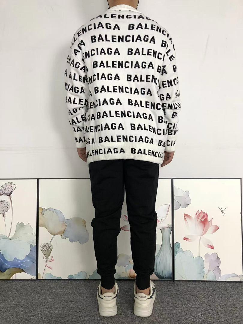 Balenciaga 138 B⭐L⭐⭐⭐IA⭐A SWEATER 41101107146 (Im 170Cm 60Kg I Wear Size M In The Phot) - Image 4