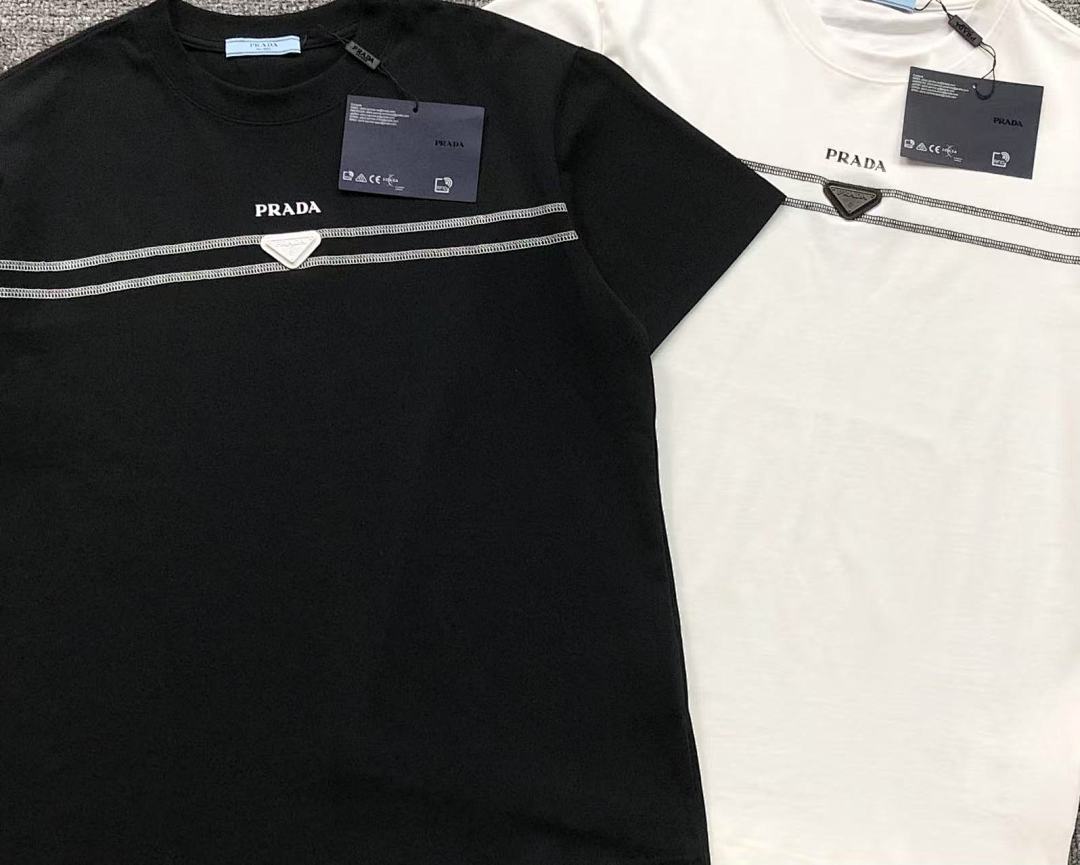 Prada 118 P⭐A⭐A T-SHIRT 3203200321 (Im 170Cm 60Kg I Wear Size L In The Phot) - Image 6