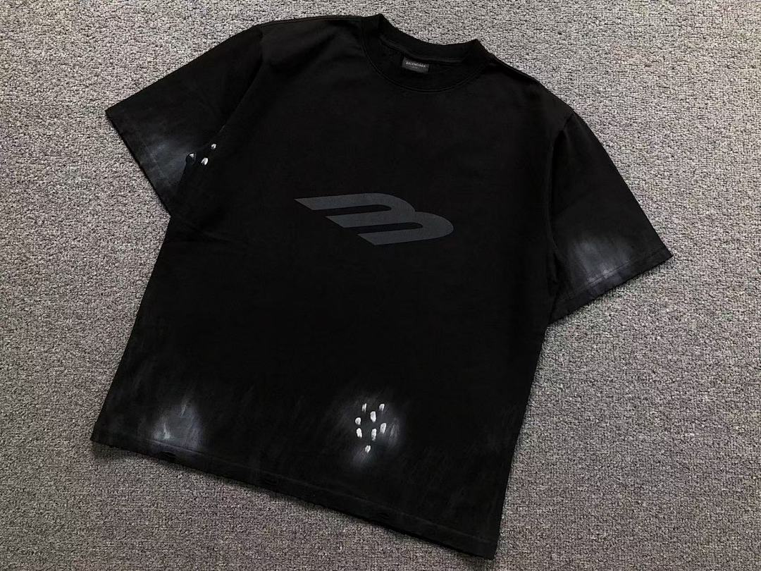 Balenciaga 135 B⭐L⭐⭐⭐IA⭐A T-SHIRT 42041312163 (Im 170Cm 60Kg I Wear Size XS In The Phot) - Image 10