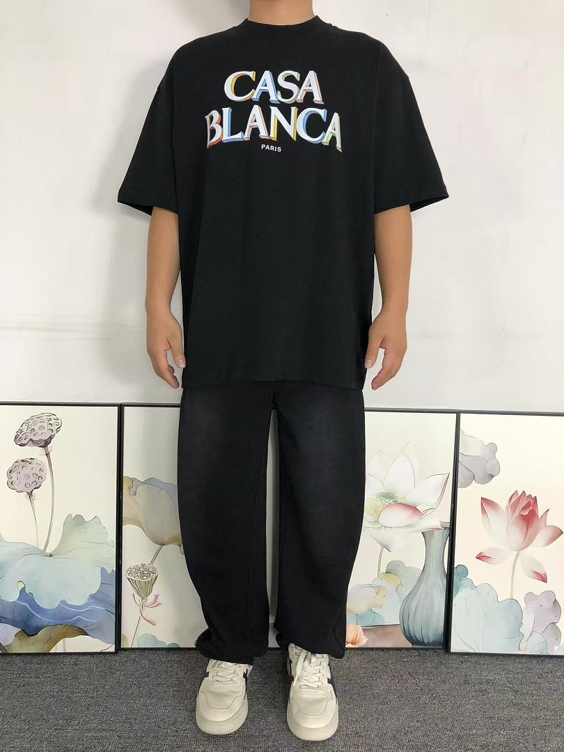 Casablanca 105 CASABLANCA T-SHIRT 52071809127 (Im 170Cm 60Kg I Wear Size L In The Phot) - Image 3