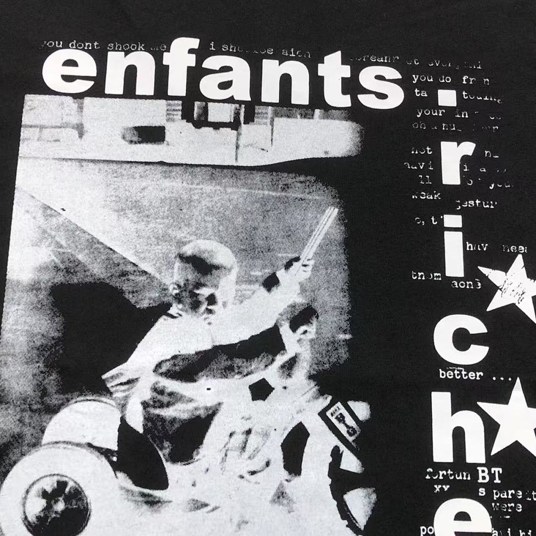 Chanel 88 ENFANTS RICHES DEPRIMES T-SHIRT 5232117162 (Im 170Cm 60Kg I Wear Size M In The Phot) - Image 9