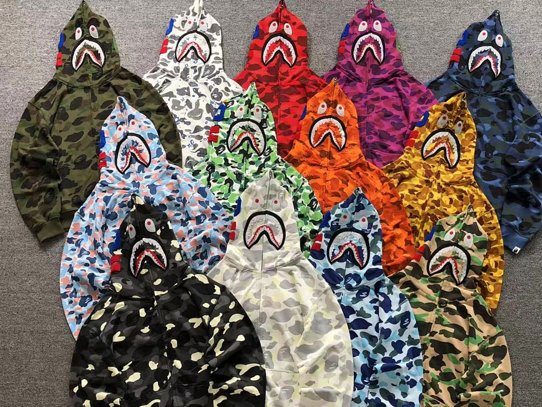 Bape 218 BAPE HOODIE 4111100277 (Im 170Cm 60Kg I Wear Size L In The Phot) - Image 7