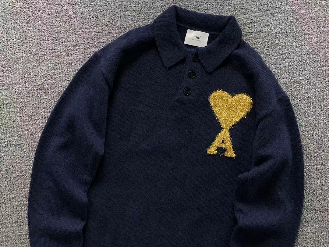 AMI 168 AMI SWEATER 21101104125 (Im 170Cm 60Kg I Wear Size M In The Phot) - Image 22