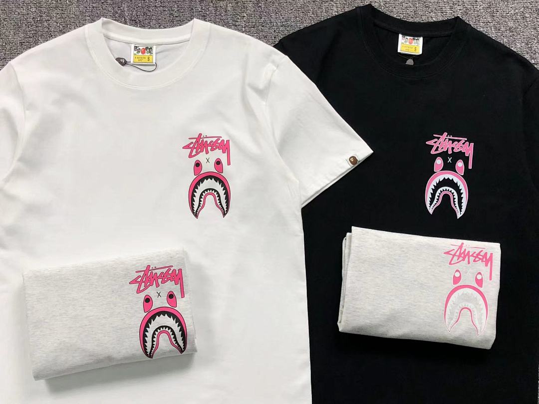 Bape 78 BAPE STUSSY T-SHIRT 411181142 (Im 170Cm 57Kg I Wear Size S In The Phot) - Image 21