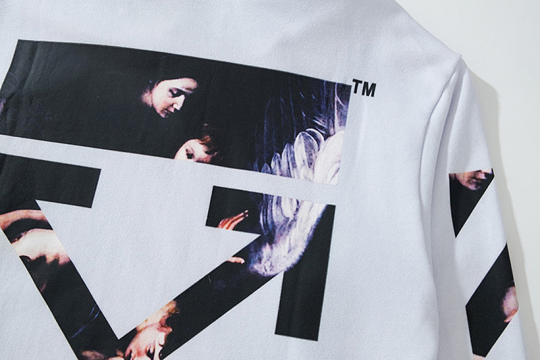 Off-White 126 OFF-WHITE (WHITE HOODIE) - Image 9