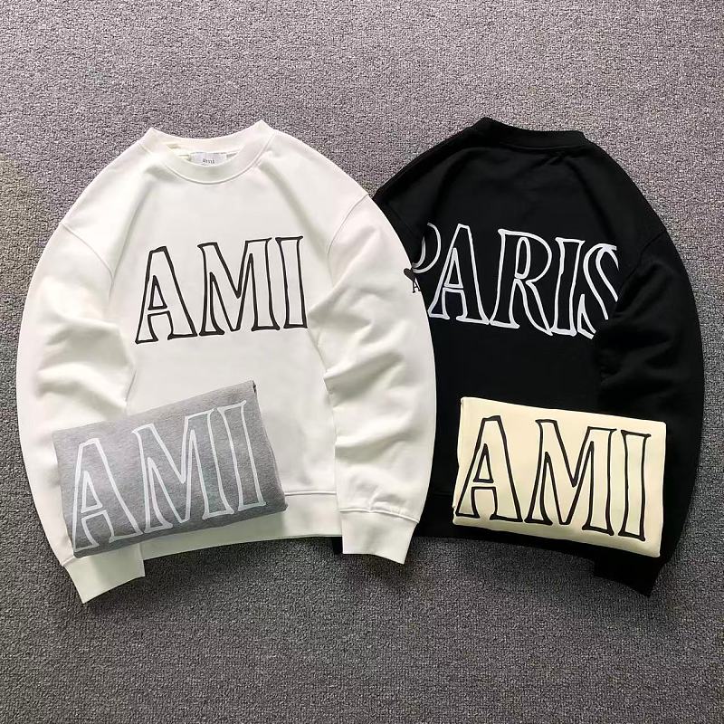 AMI 135 AMI HOODIE 3208164217 (Im 170Cm 60Kg I Wear Size M In The Phot)