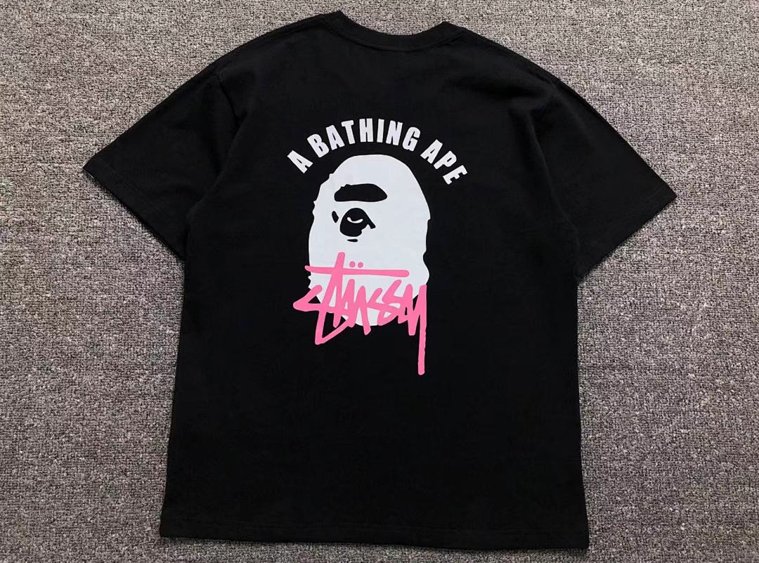 Bape 95 BAPE STUSSY T-SHIRT - Image 5